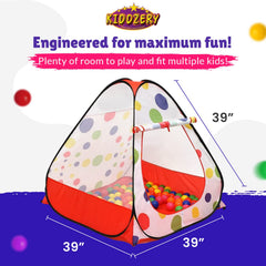 Kiddey ball pit includes 50 colorful balls for immediate play