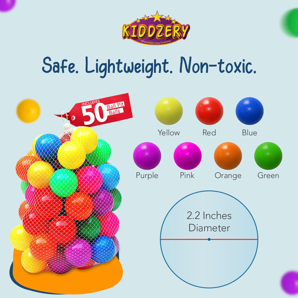 Kiddey ball pit fabric is durable and washable for easy cleanup