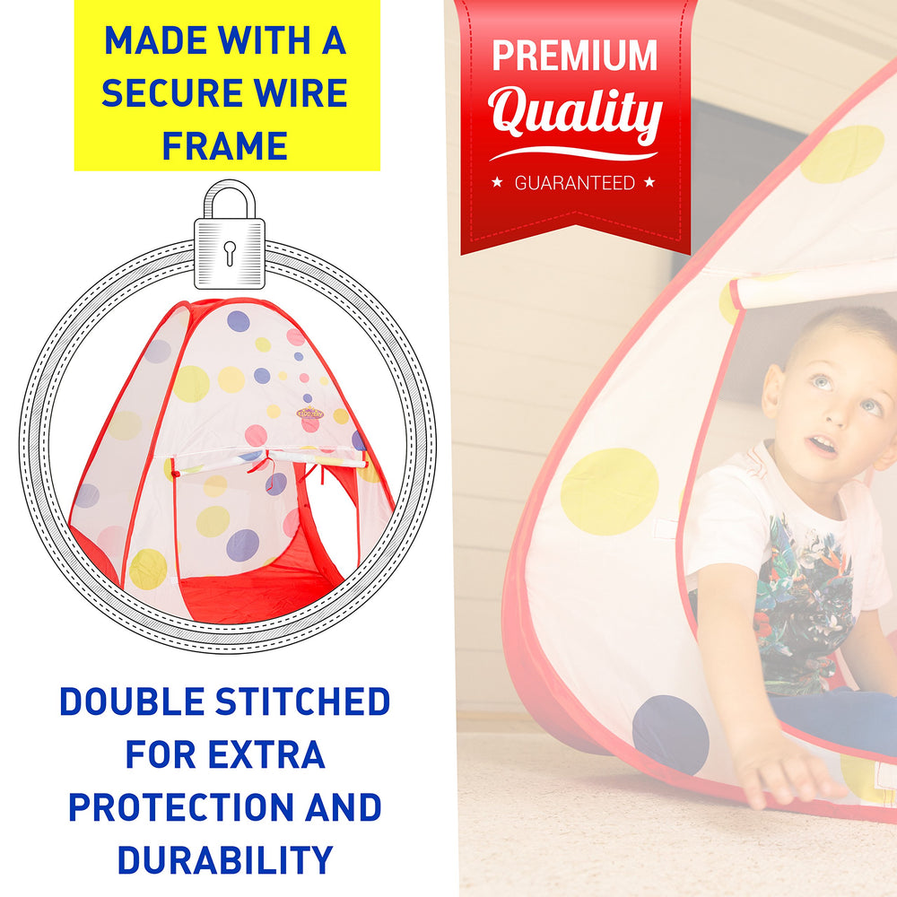 Kiddey ball pit pop up playhouse easy assembly for quick setup
