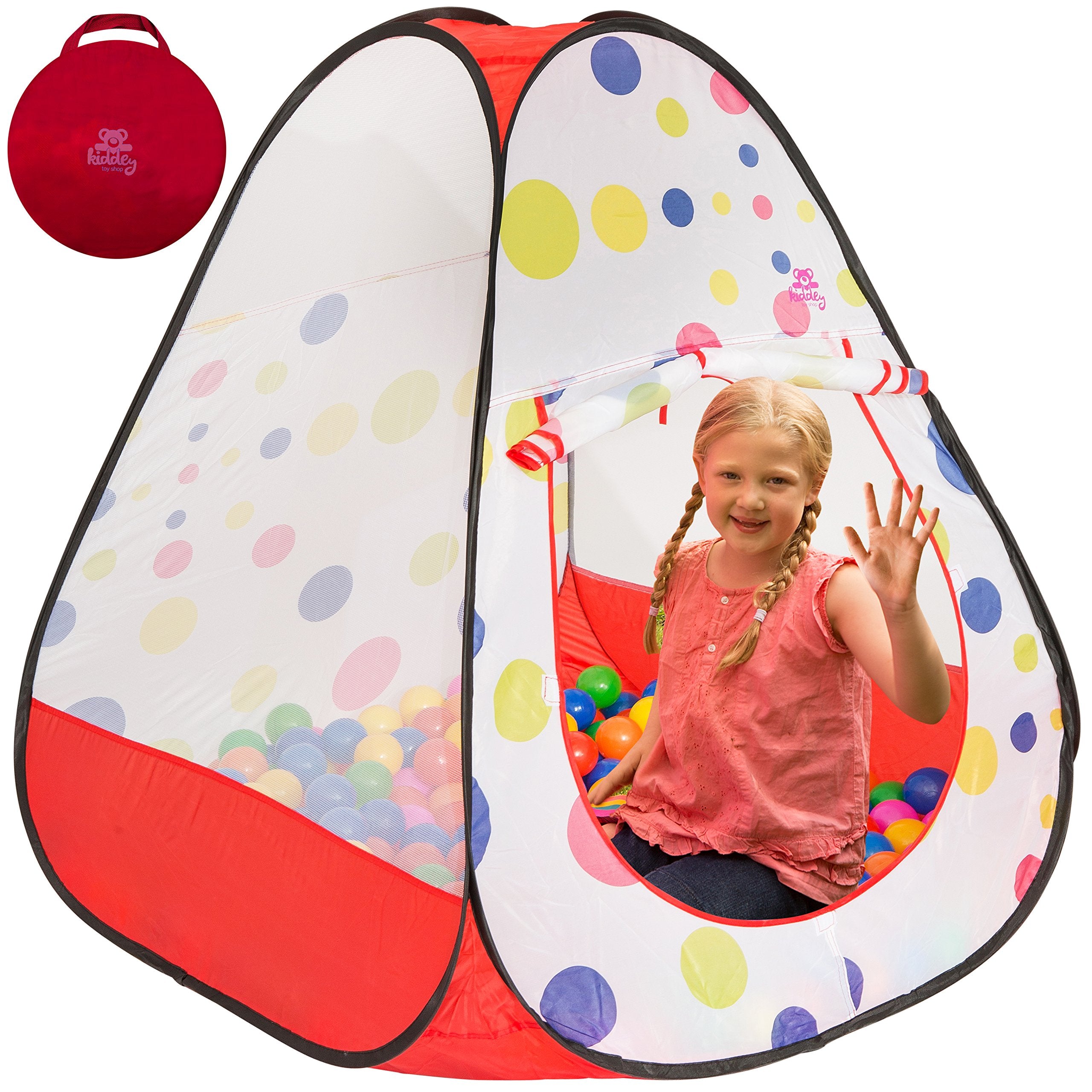 Kiddey ball pit pop up playhouse foldable storage for compact keeping