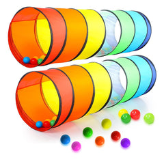 Kiddey double tunnel for indoor and outdoor play, ideal for shared fun.