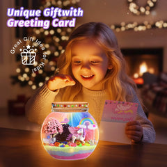 Kiddgroo unicorn figurines provide tangible play value and decorate bedrooms.