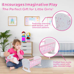 Kiddie Play 18-inch doll mattress, pillow, and blanket set for cozy naps.