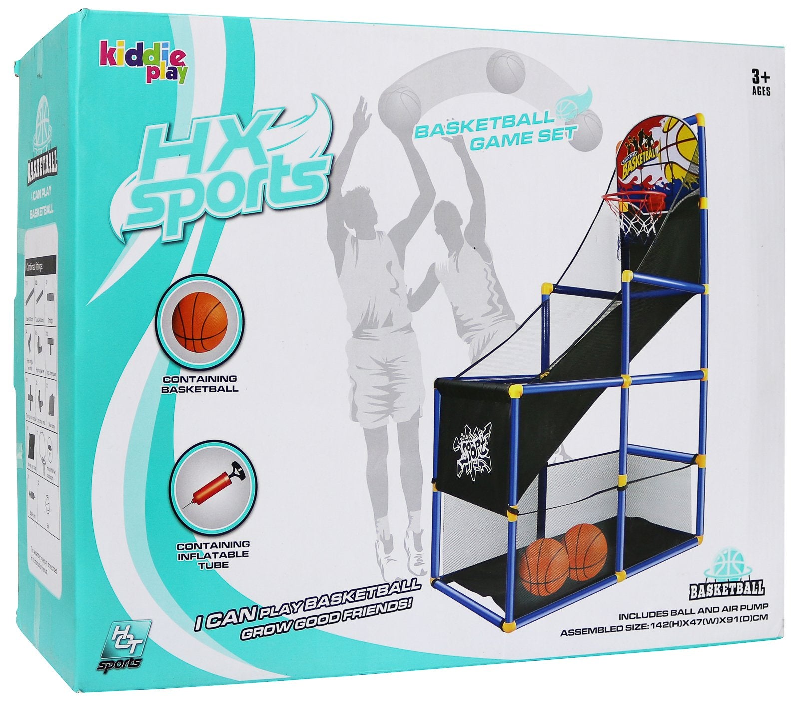 Kiddie Play compact footprint fits small rooms and apartments.