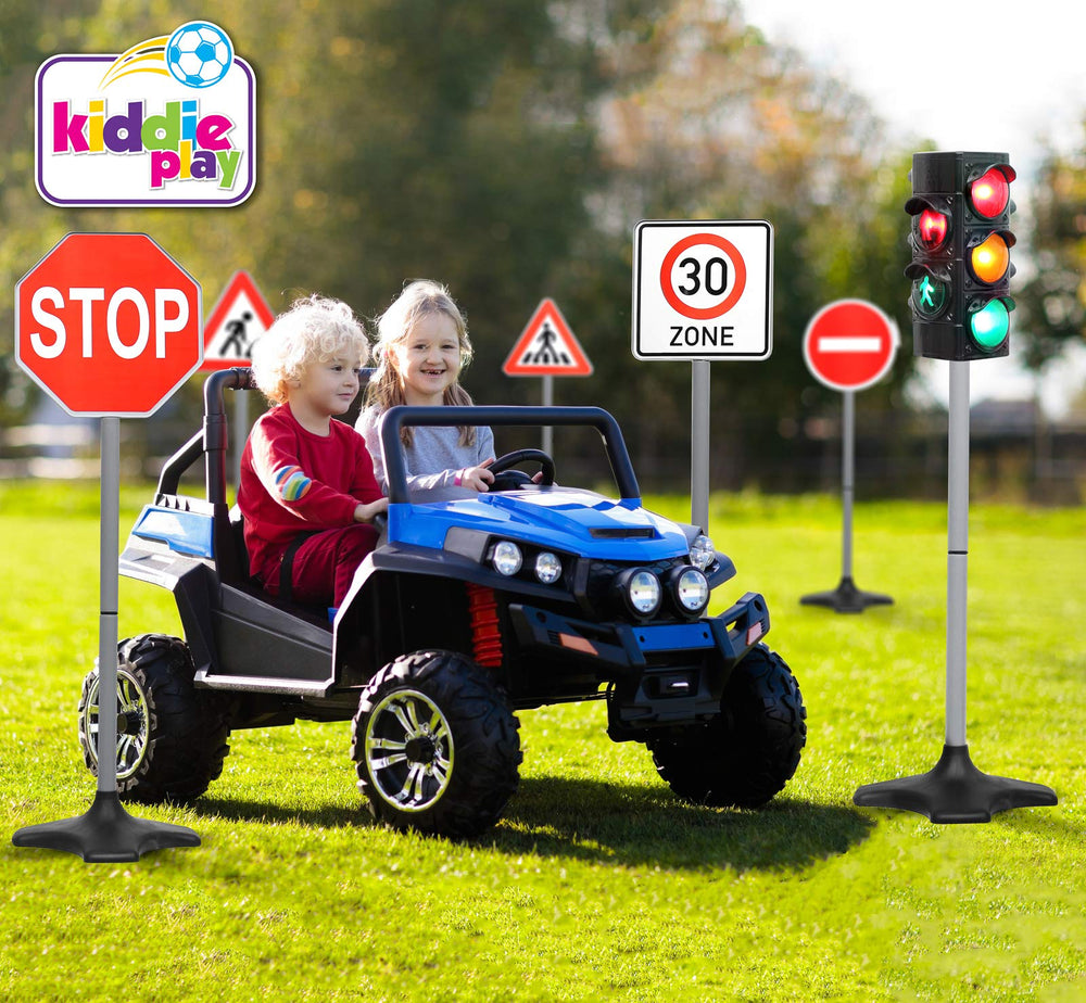Kiddie Play battery compartment enables portable, cord-free play sessions.