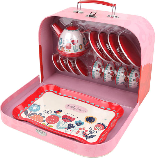 Kiddie Play tea set teacups help little hosts serve a magical garden party.