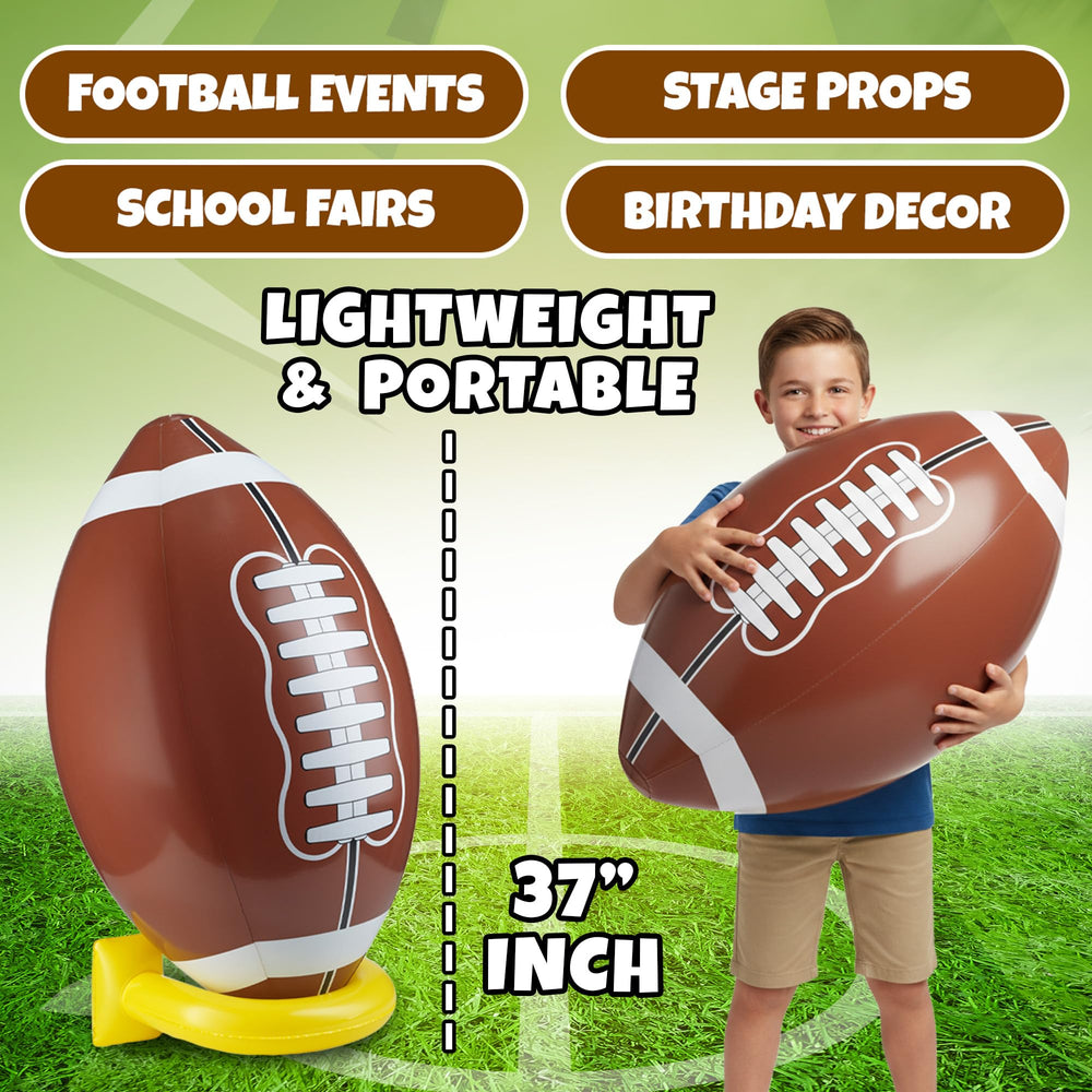 KiddieLoot party decor with football theme to elevate tailgates and backyard celebrations.