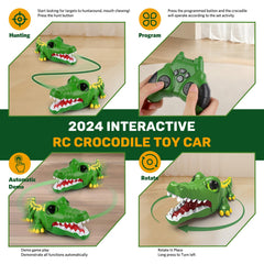 Kidditoy crocodile robot jaw-snapping action adds playful wildlife drama
