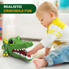 Kidditoy crocodile robot roaring sounds amplify family fun during pretend play