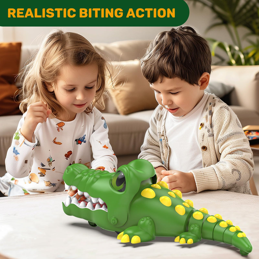 Kidditoy remote crocodile programmable movements for custom routines