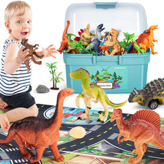 Kiddiworld dinosaur figures set for imaginative play