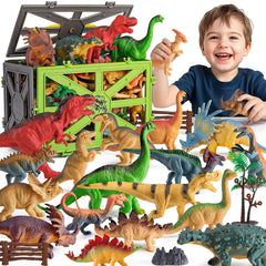 Kiddiworld dinosaur toy set collection featuring realistic figures for engaging imaginative play.