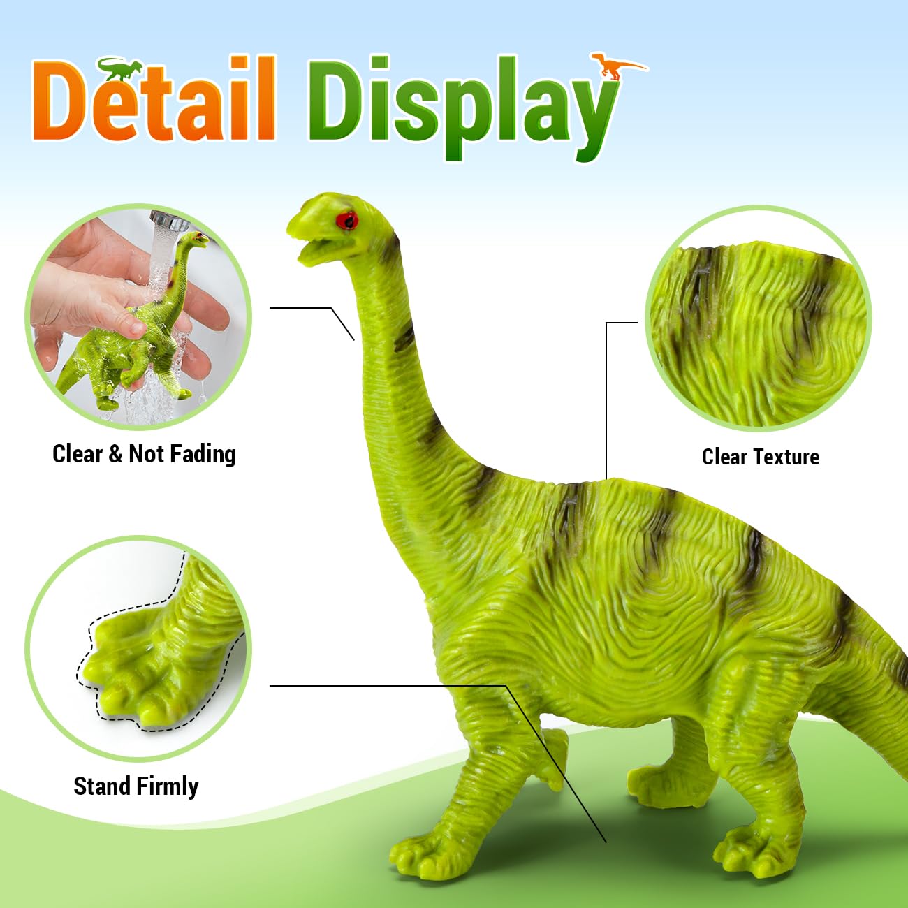 Kiddiworld dinosaur set supports cooperative play with friends