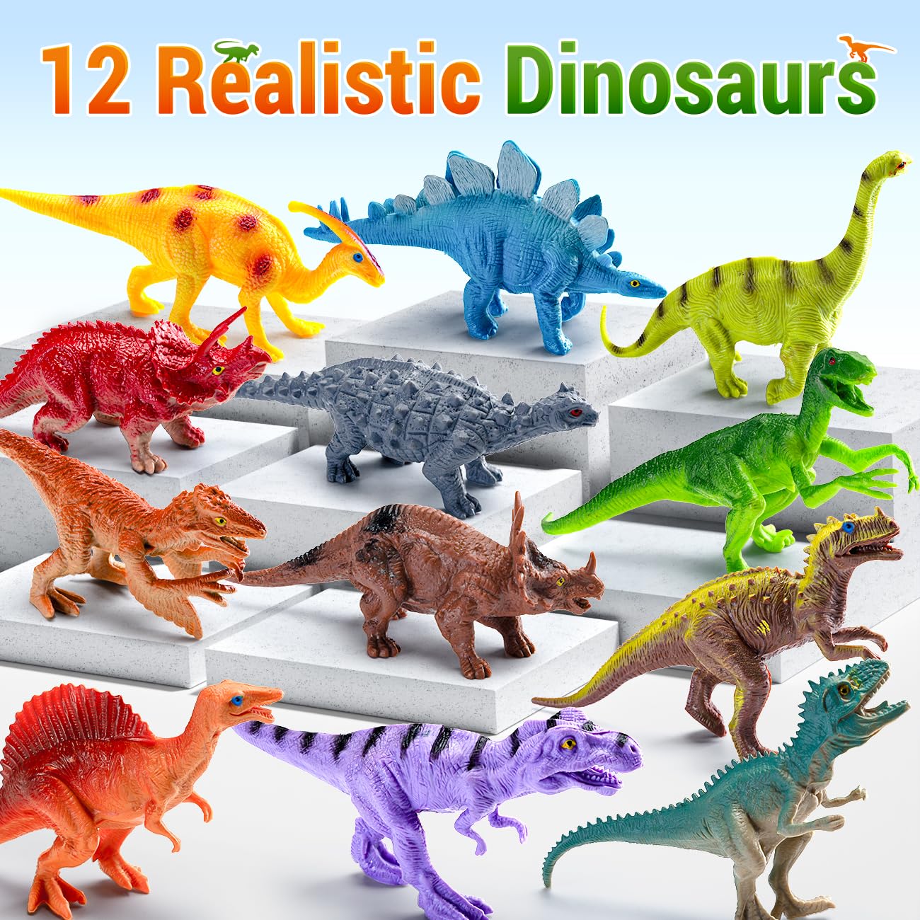 Kiddiworld metal storage box keeps dinos organized and travel-ready