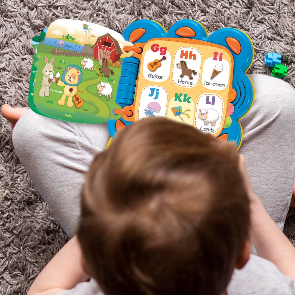 KiddoLab Chapa the Lion Alphabet Book durable design withstands rough toddler handling.