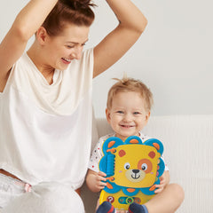 KiddoLab Chapa the Lion Alphabet Book built-in sound and light enhances sensory play.