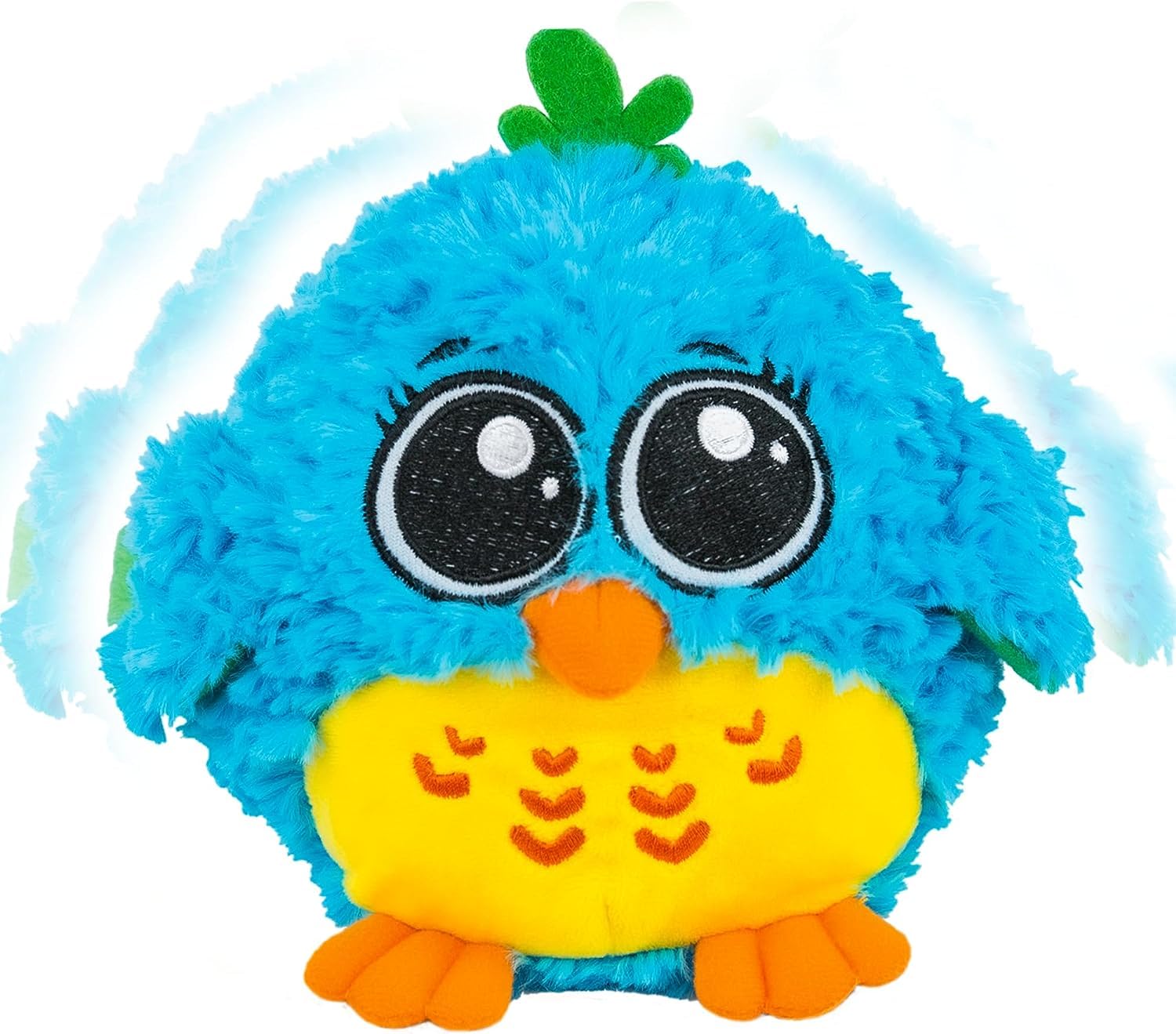 KiddoLab Mr. Blue dancing bird in action for interactive play.