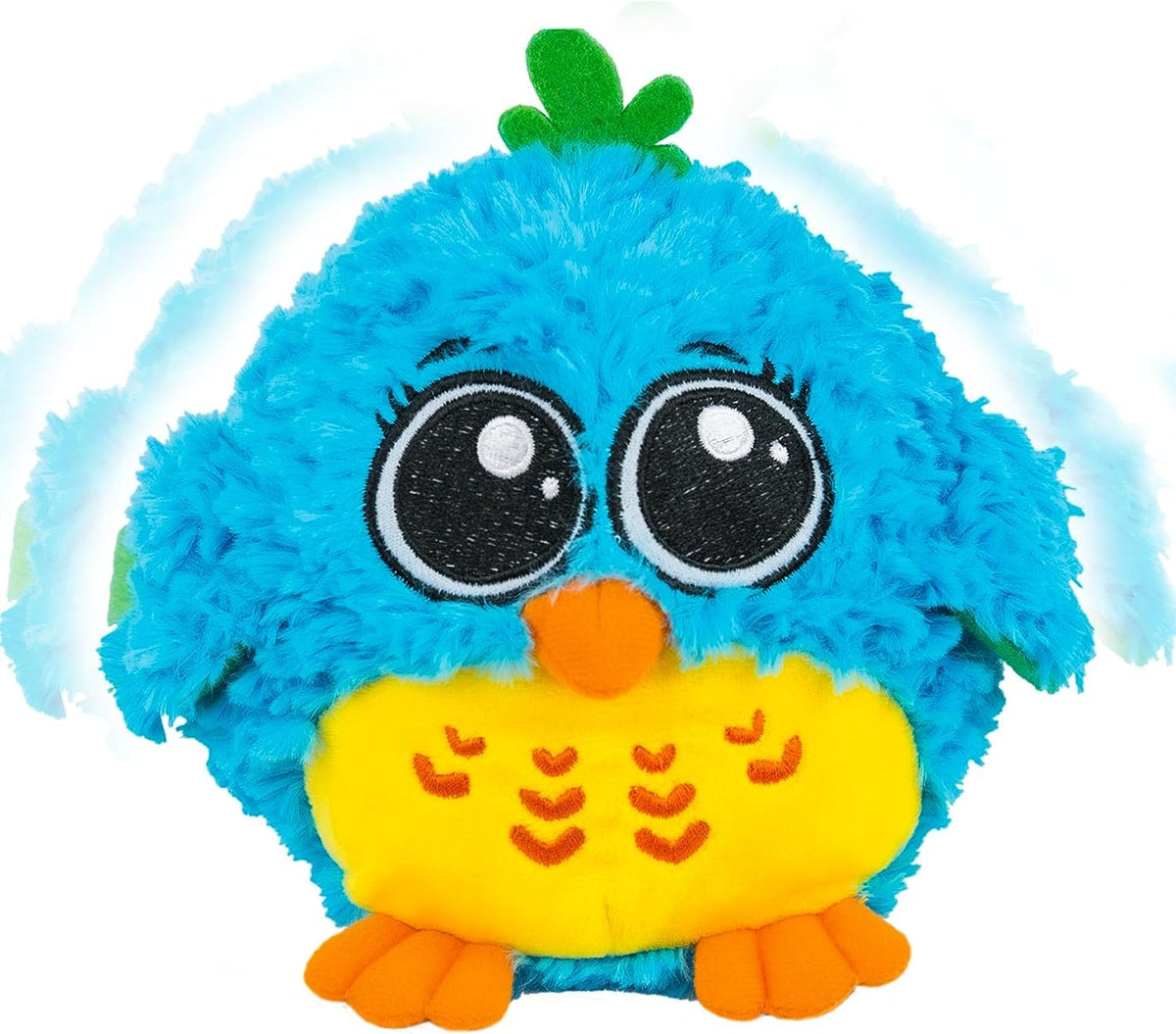 KiddoLab Mr. Blue dancing bird in action for interactive play.