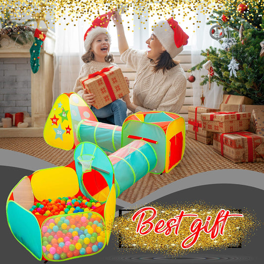 Kiddzery ball pit with basketball hoop encourages active, social play.