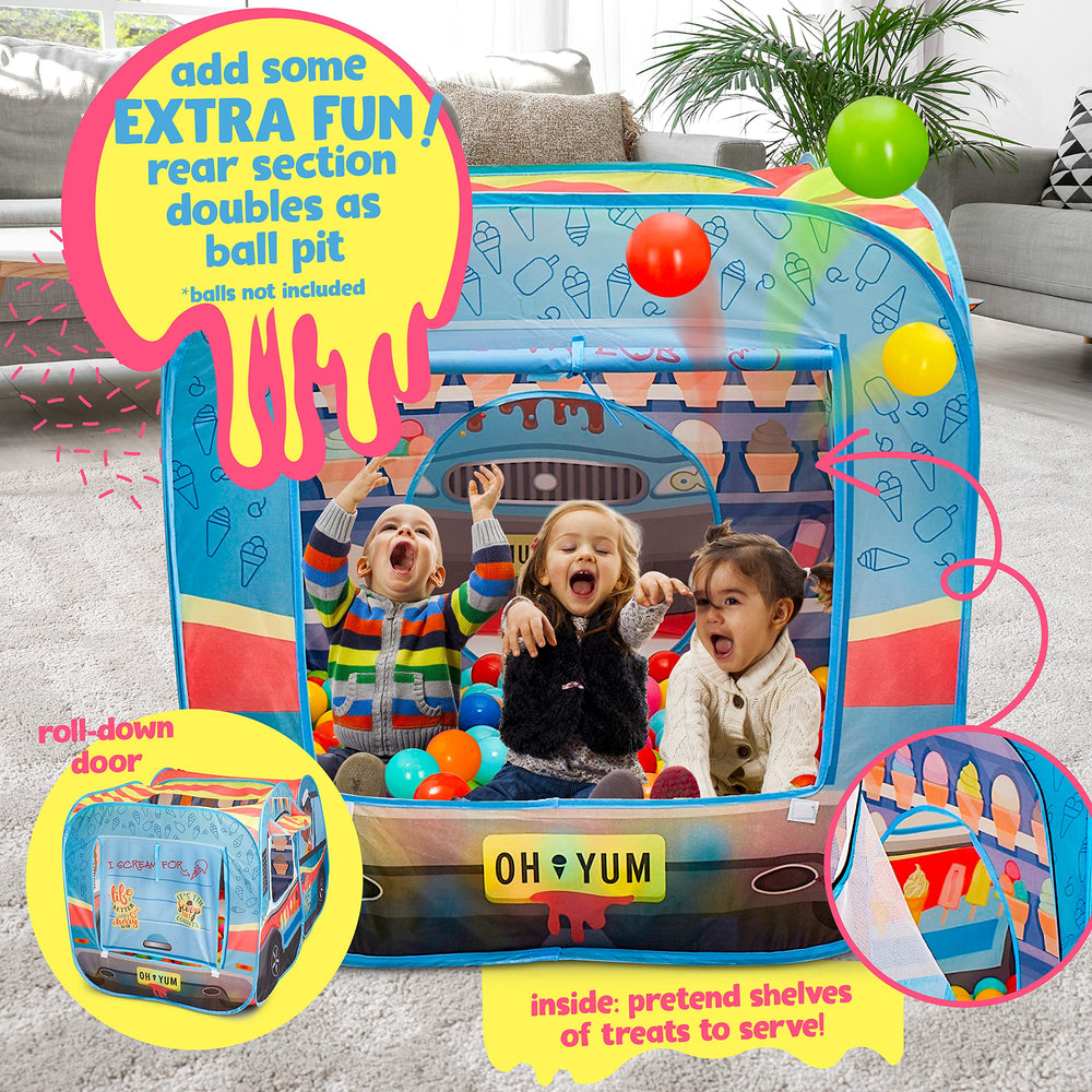 Kiddzery Giftable Play Tent ideal for birthdays and holidays.
