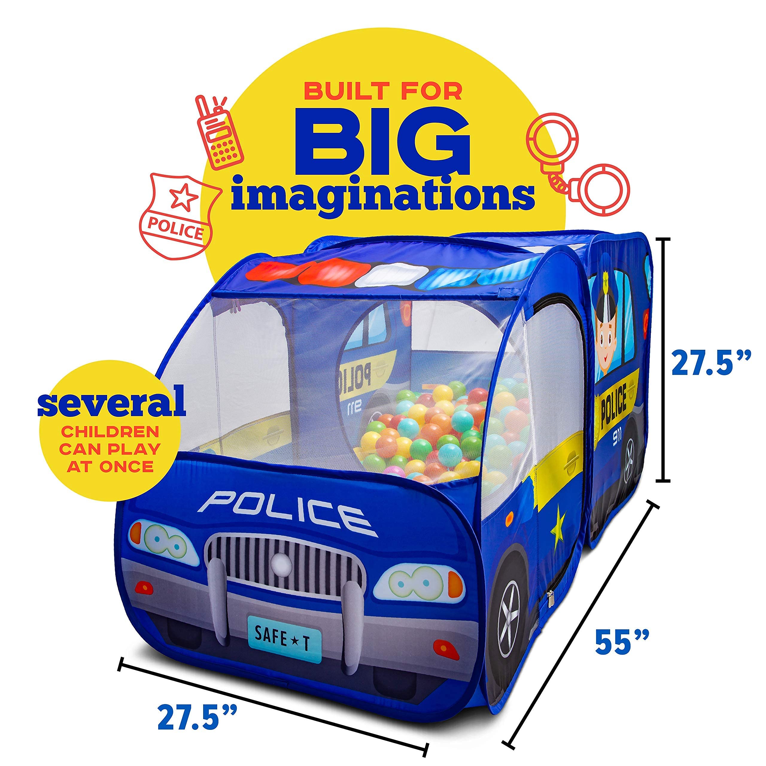 Kiddzery interactive playhouse supports collaborative storytelling and creative scenarios.
