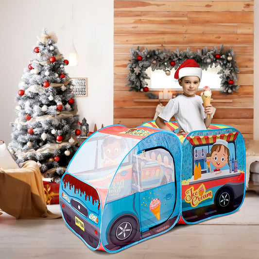 Kiddzery Pop-Up Ice Cream Cart inviting social play and role play.