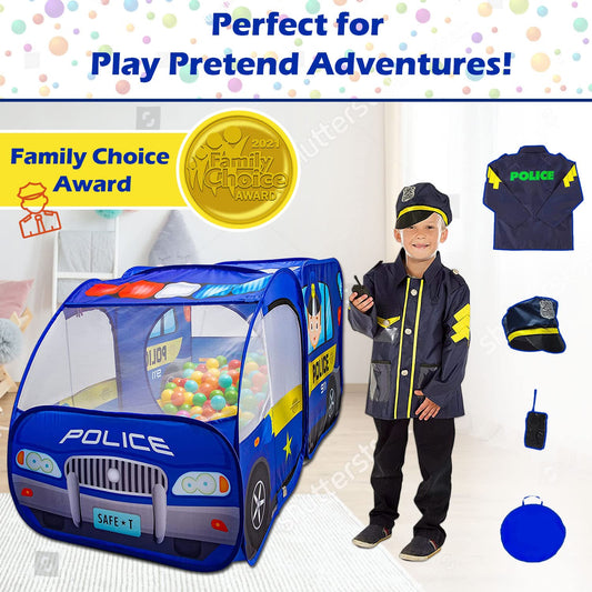 Kiddzery pop-up tent with sound button enhances interactive pretend play for kids.