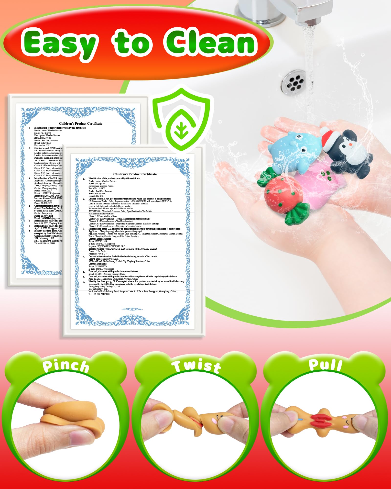 Kidific Christmas squishy packaging with 30 pieces for easy classroom distribution