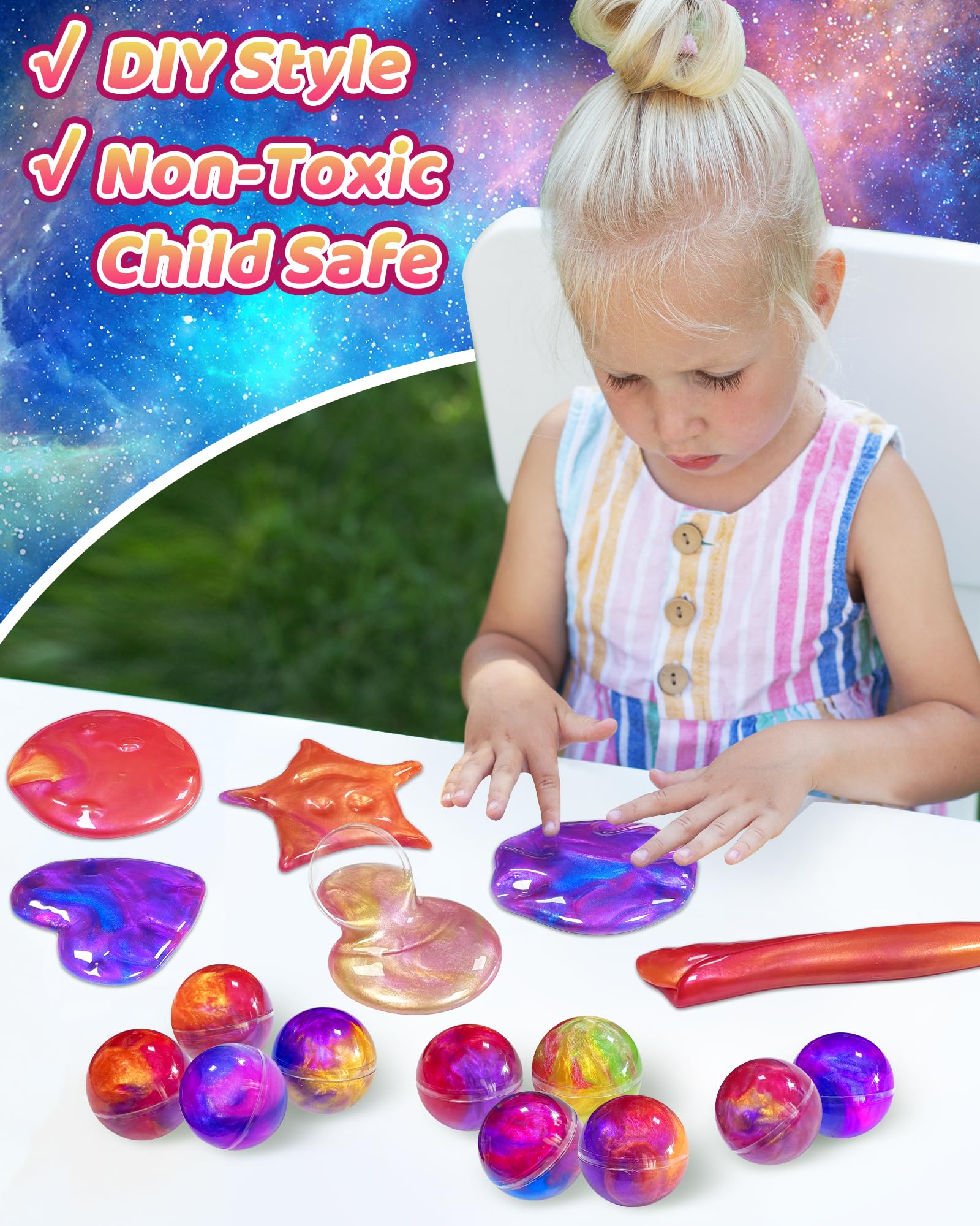 Kidific Galaxy Slime Ball classroom prize ready for rewards