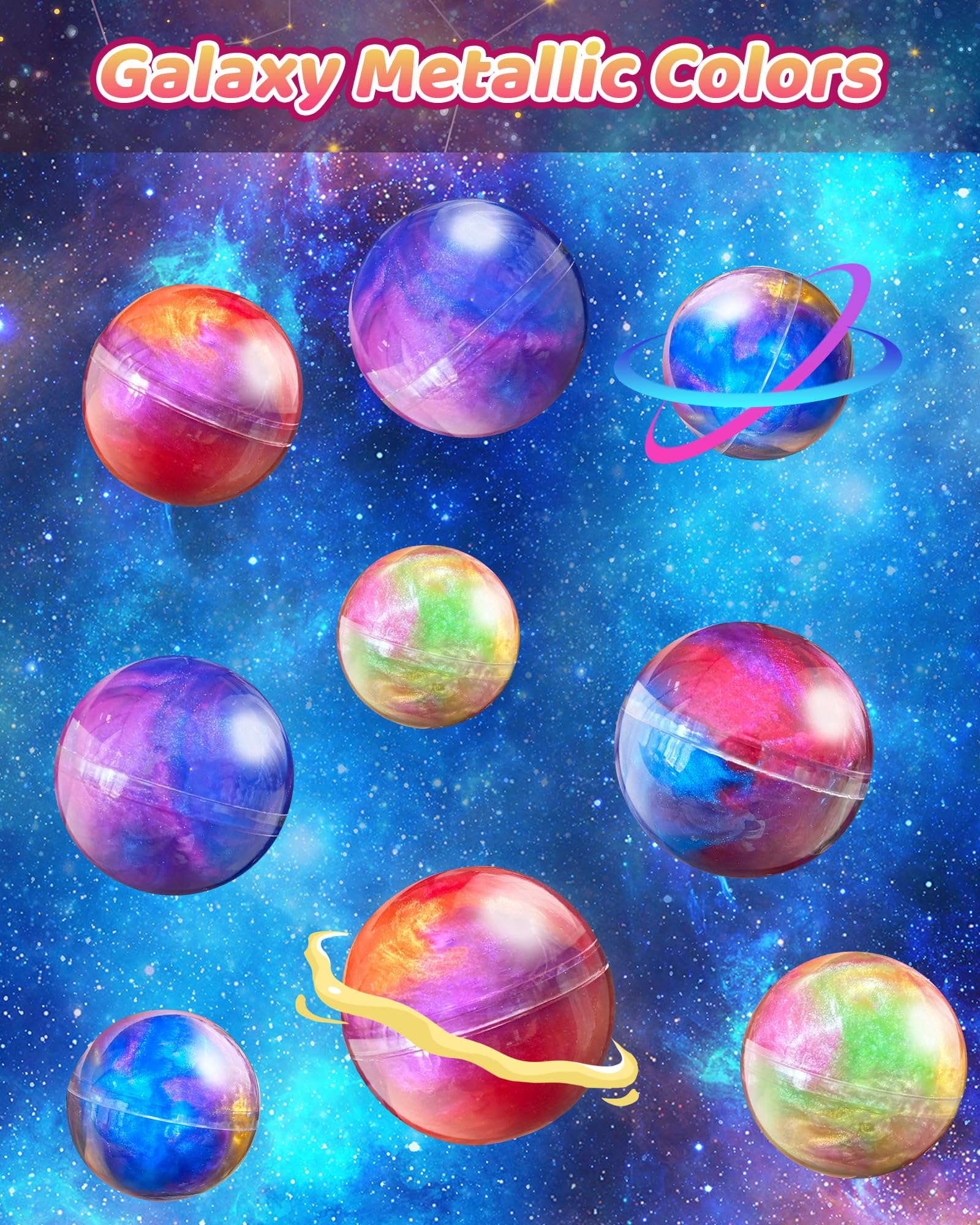 Kidific Galaxy Slime Ball storage container keeps texture fresh