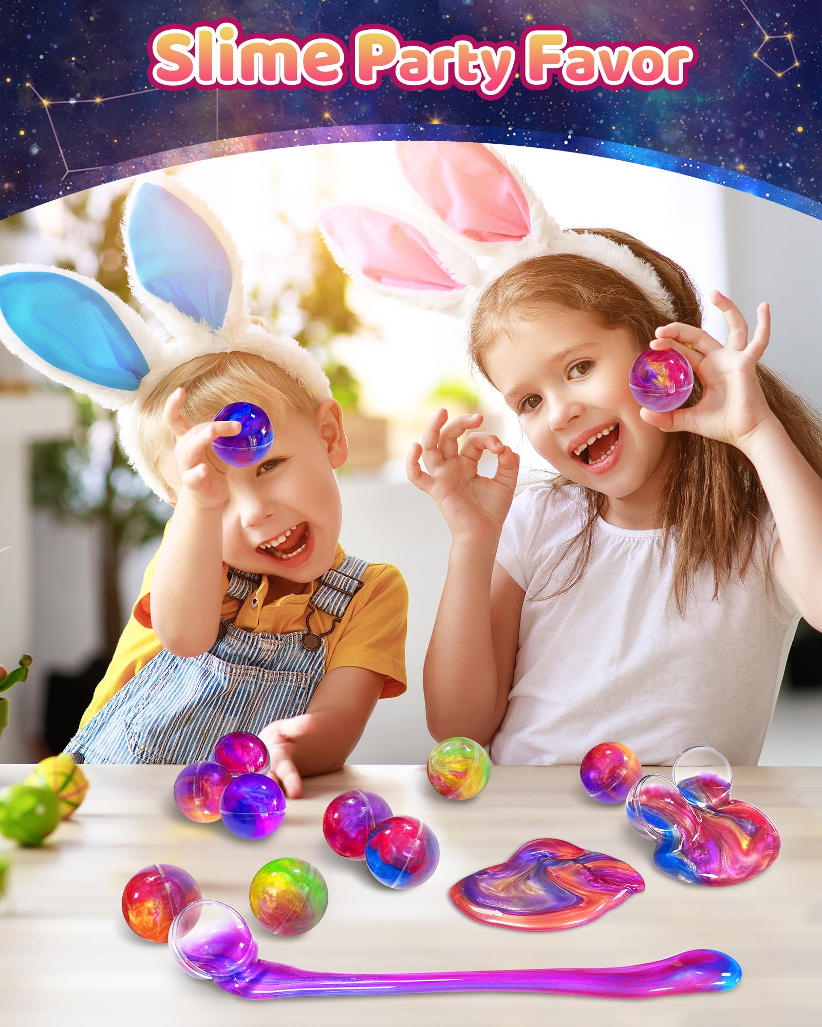 Kidific Galaxy Slime Ball variety colors appeals to kids and classrooms