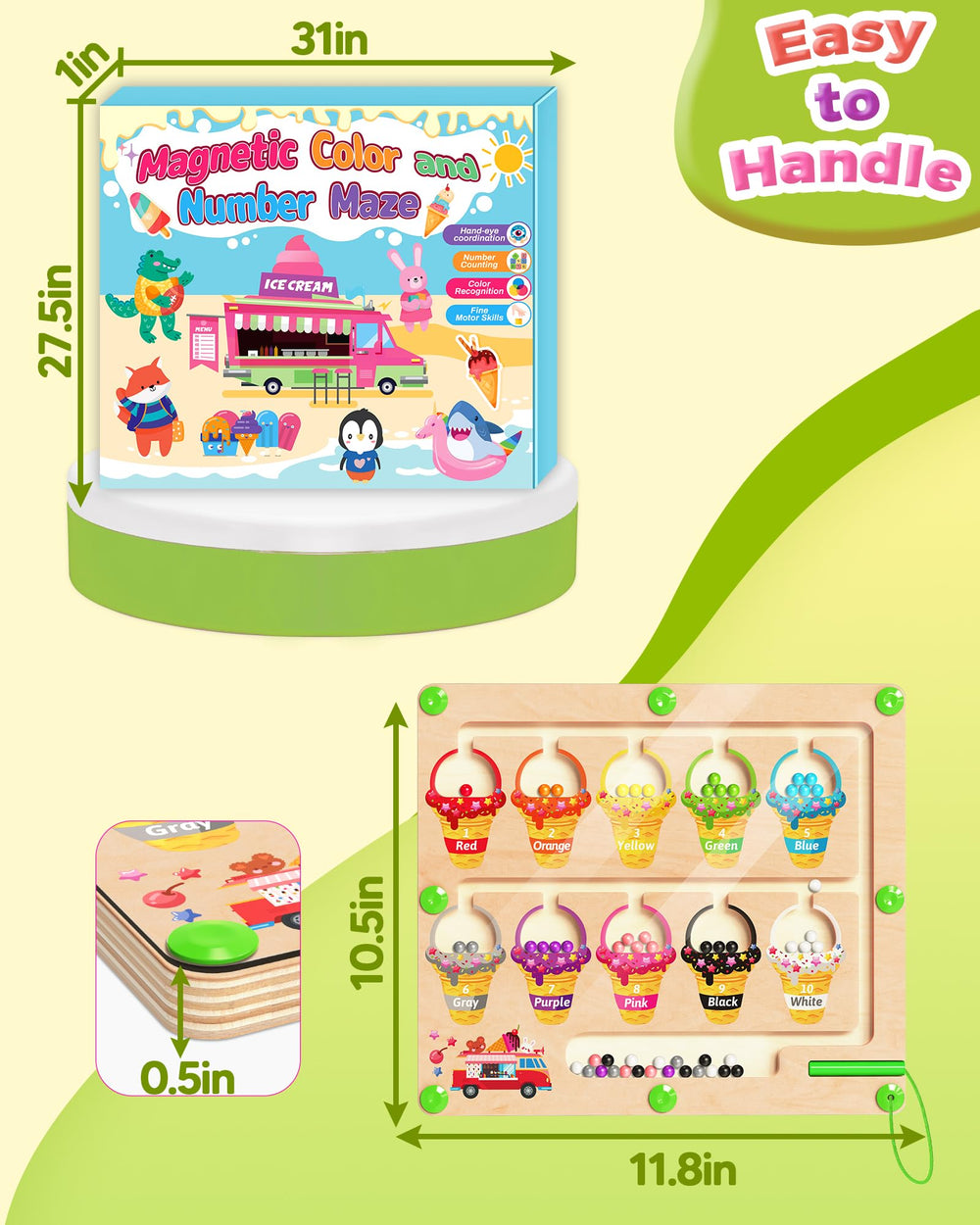 Kidific portable on-the-go learning toy supports learning anywhere