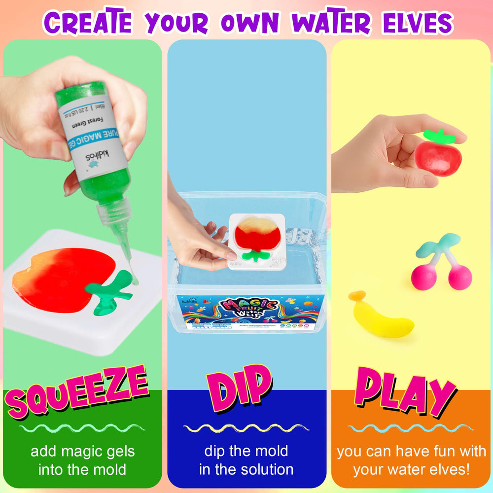 Kiditos Fruit-Vegetable Molds collection for shape and color recognition during pretend play