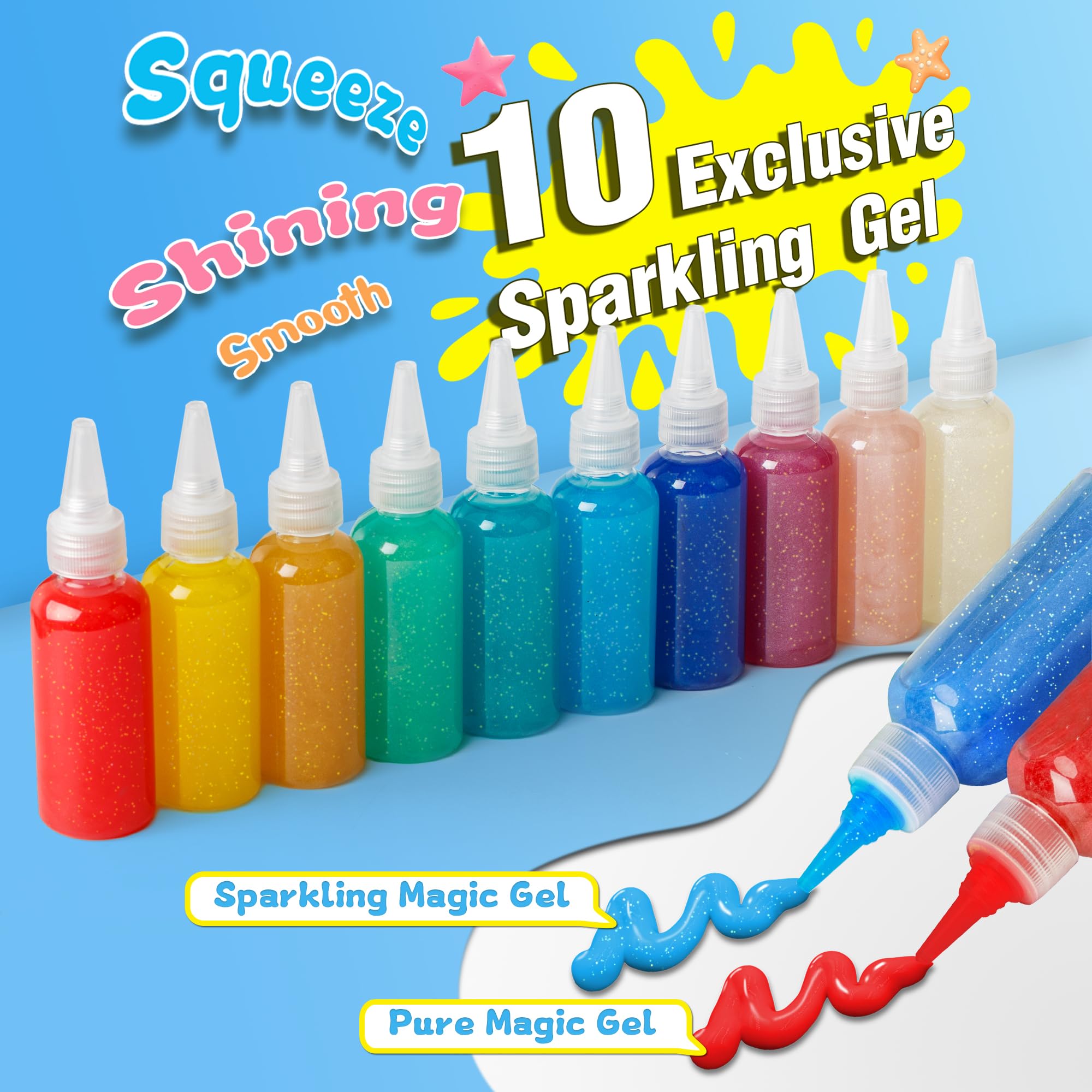 Kiditos Magic Water Elf Kit animal molds—engaging shapes boost recognition through tactile play.
