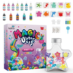 Kiditos Magic Water Elf Kit gels collection fuels colorful sensory play.
