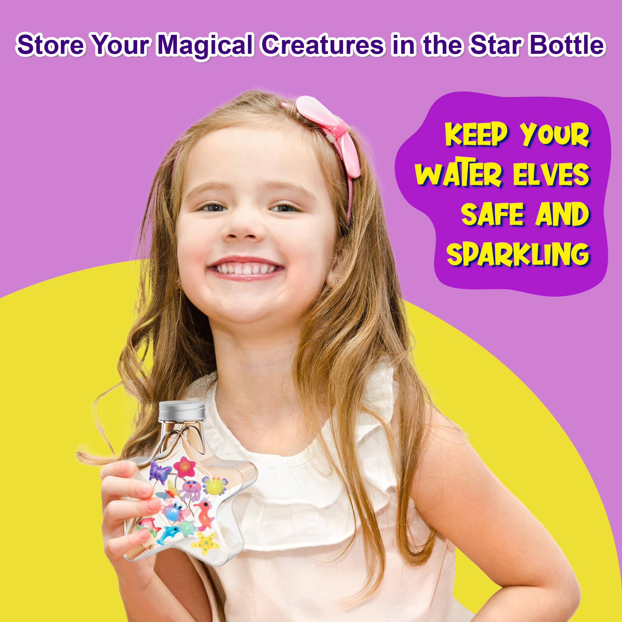 Glitter powders add fantasy accents to creations.