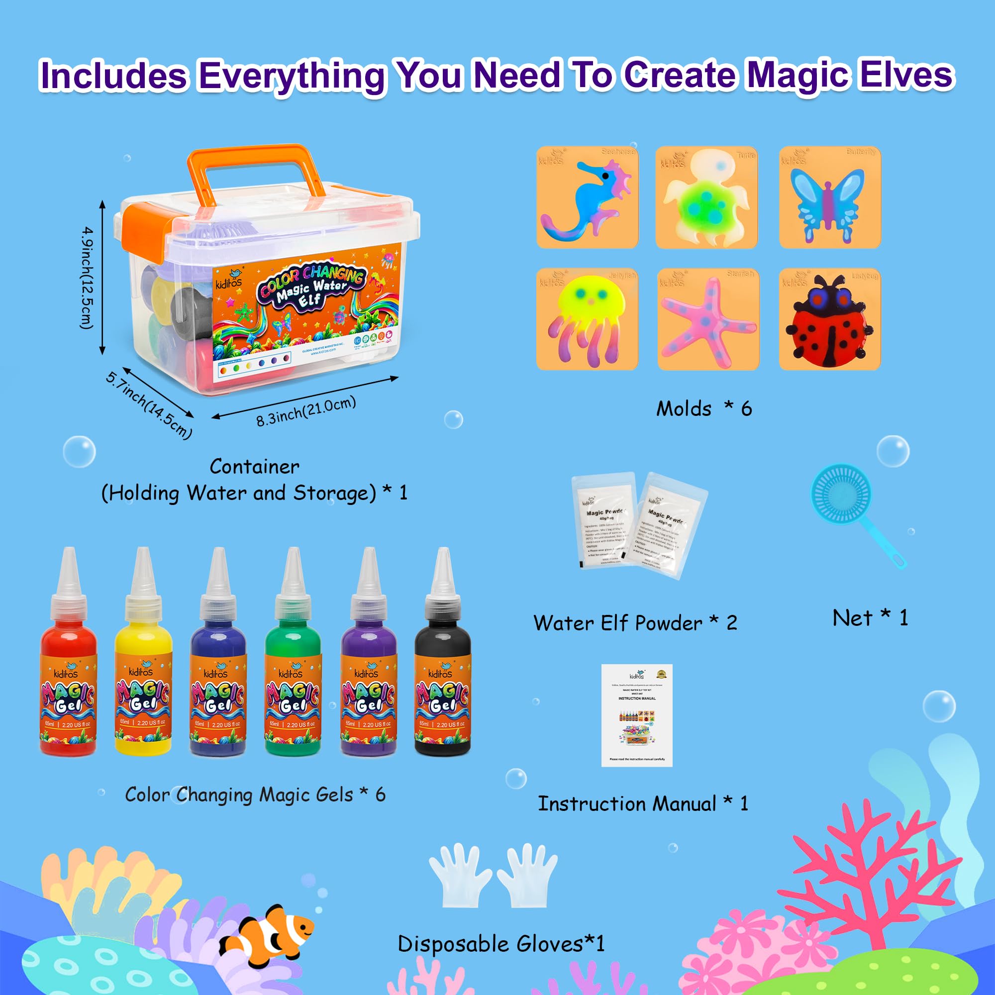 Kiditos parent-child play time with water elf strengthens bonding during crafts.