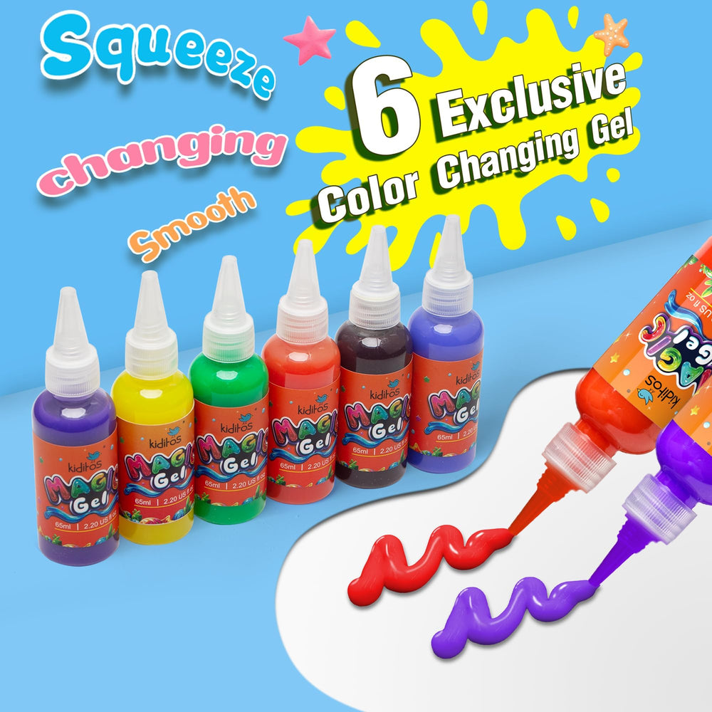 Kiditos safe materials use non-toxic resin and alginate for sensory fun.