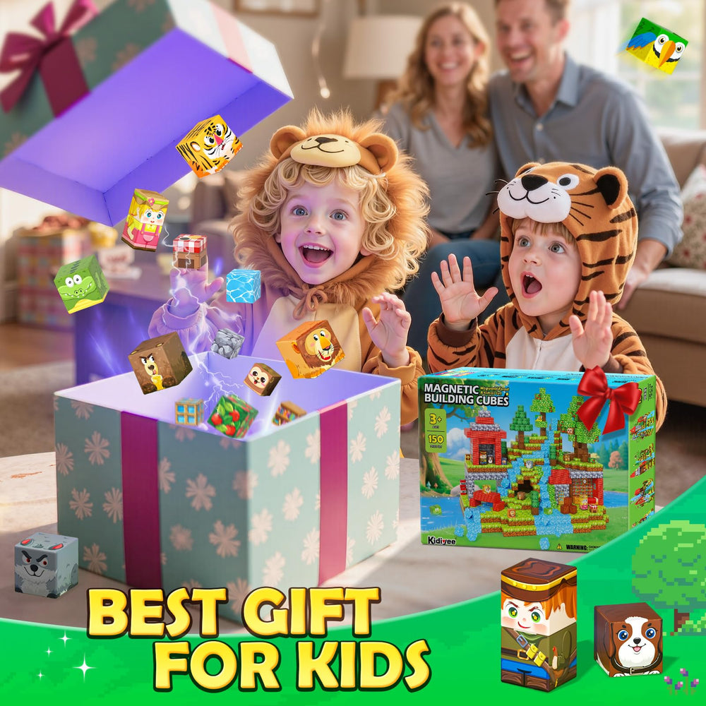 Kidiyee gift-ready construction toys ideal for birthdays and holidays.
