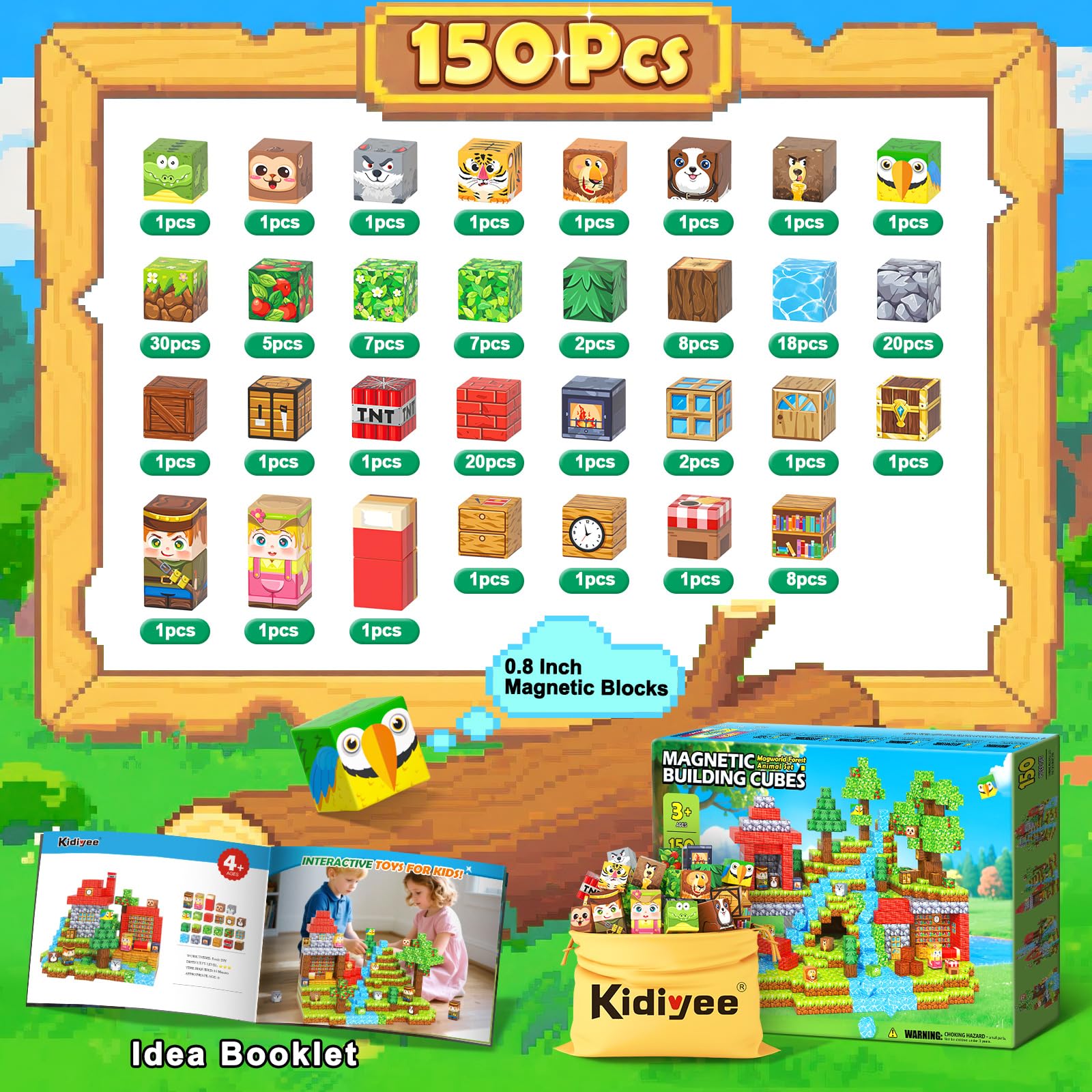 Kidiyee instruction manual-guided builds boost planning and problem-solving.