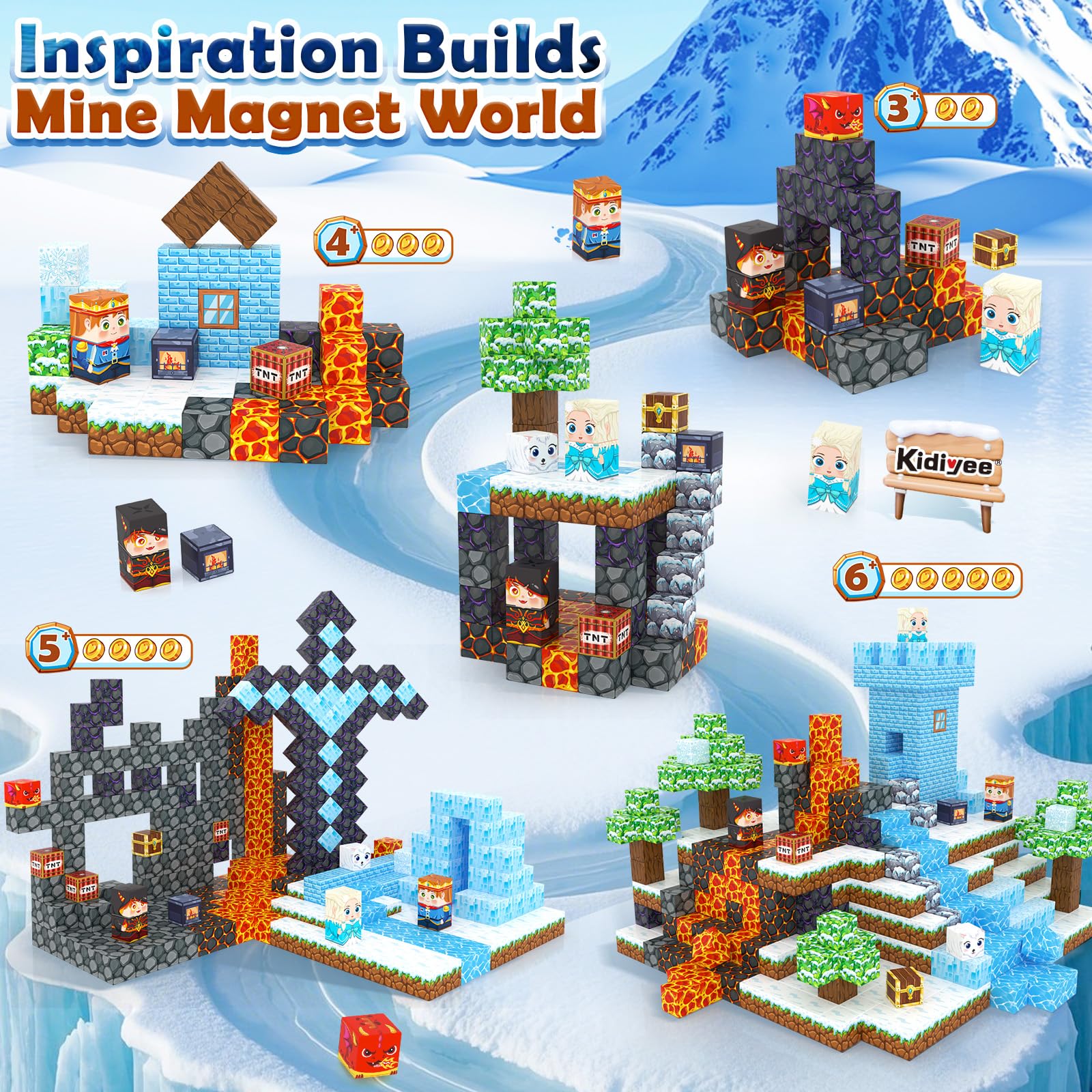 Kidiyee princess and prince setup promotes cooperative play