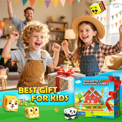 Kidiyee magnetic blocks durable materials tile ensure safe, long-lasting play