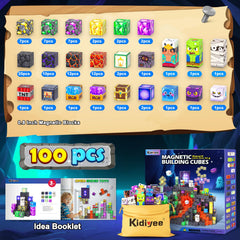 Kidiyee magnetic blocks gift-ready set sparks creativity for kids aged 4-12