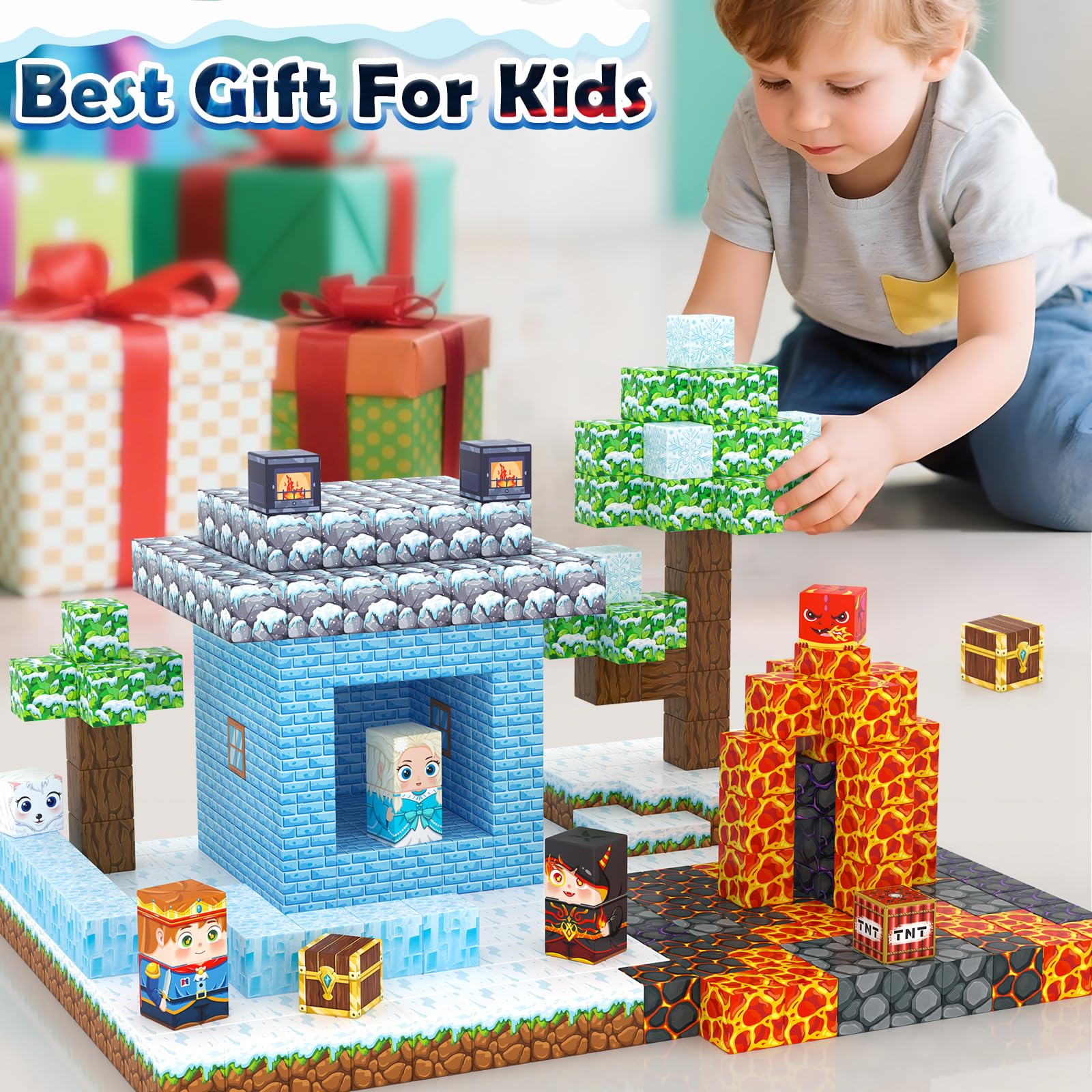 Kidiyee magnetic blocks compatibility with other sets expands play options