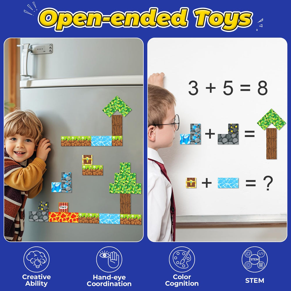 Kidiyee magnetic blocks encourage parent child interaction during building