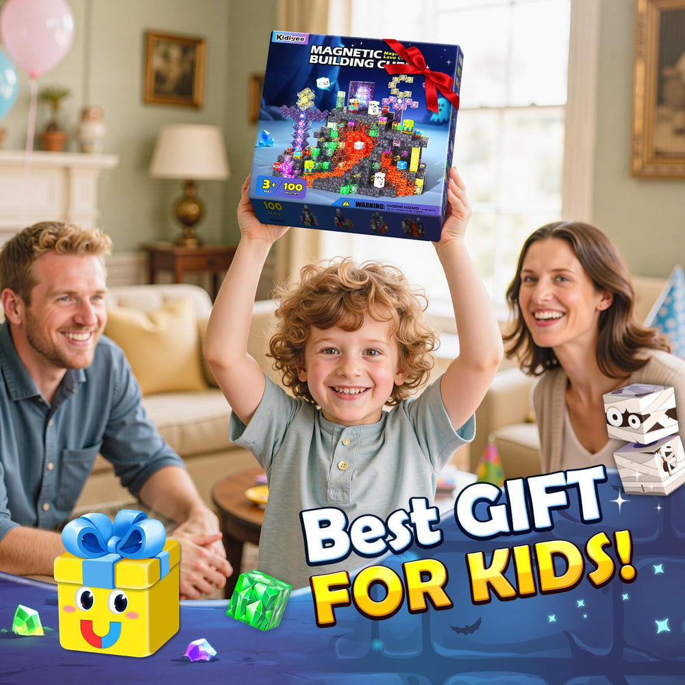Kidiyee magnetic blocks safe, durable materials ensure worry-free play