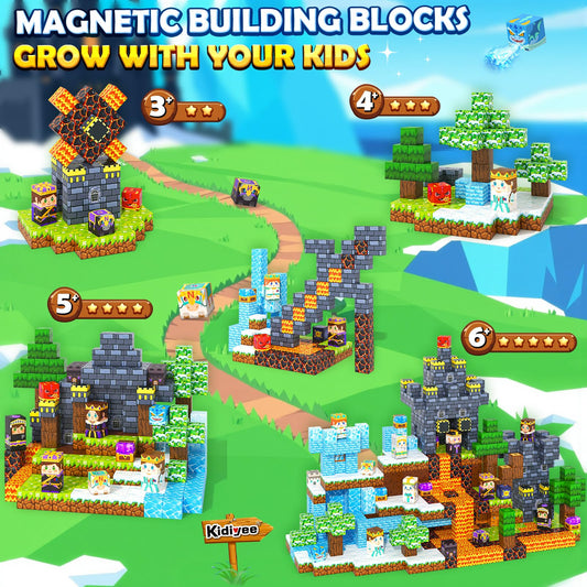 Kidiyee Mine Magnet World board enables chess-like play and strategic thinking