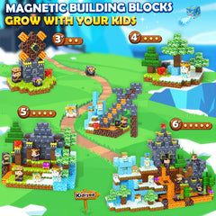 Kidiyee Mine Magnet World board enables chess-like play and strategic thinking