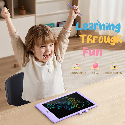 Lock and erase feature on Kidopire tablet for easy cleanup and protection.
