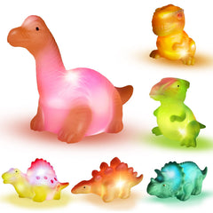 KidPapa light-up dinosaur bath toy 1 glows when water touches it